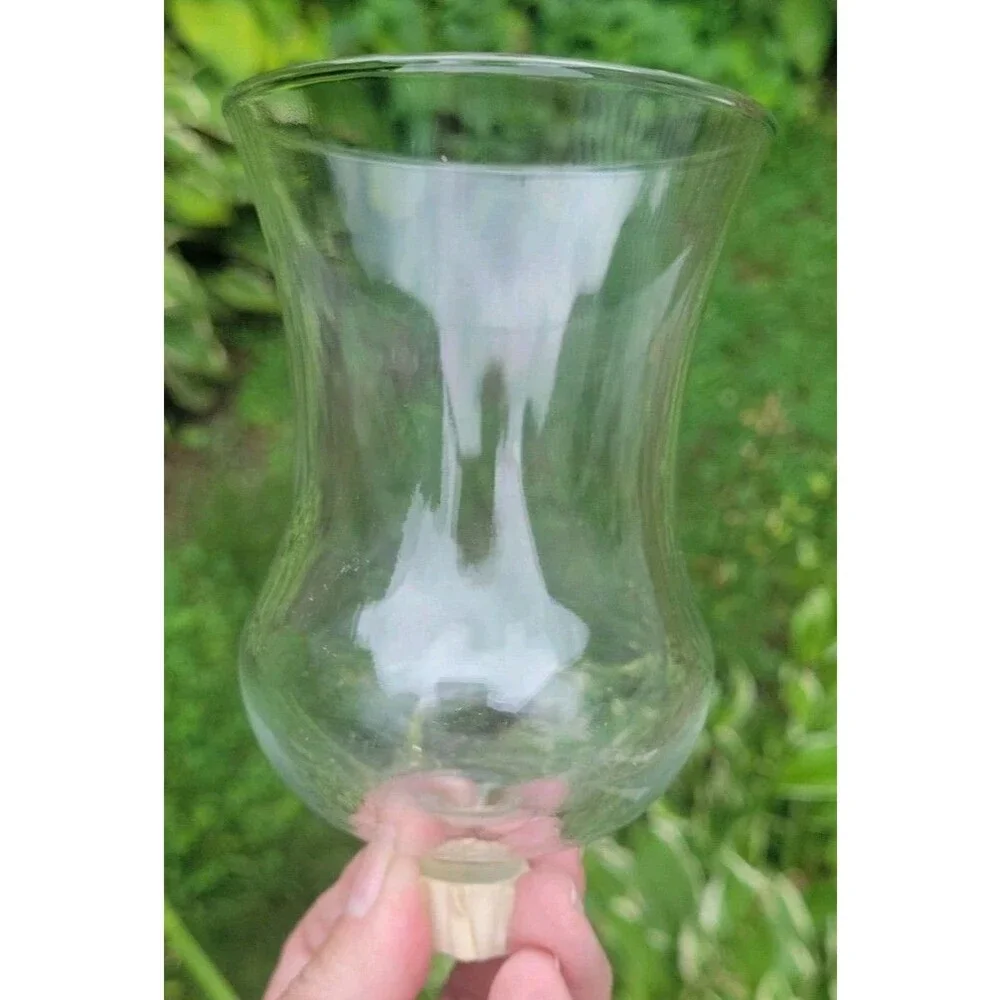 6 HOME INTERIORS / HOMCO VOTIVE CUPS - CLEAR GLASS TRADITIONS Home Decor 90's